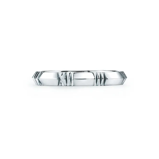 TIFFANY & CO. 18K White Gold Rings Unisex-0