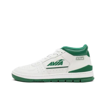 AVIA 825 Series Anti Slip Wear Resistant Mid Top Vintage Basketball Shoes Men's White Green