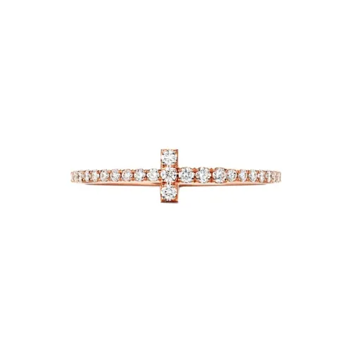 TIFFANY & CO. T Rings Women's Rose Gold