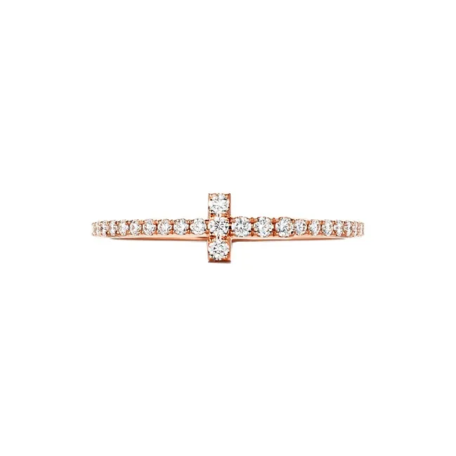 TIFFANY & CO. 18K Rose Gold Rings Women's-0