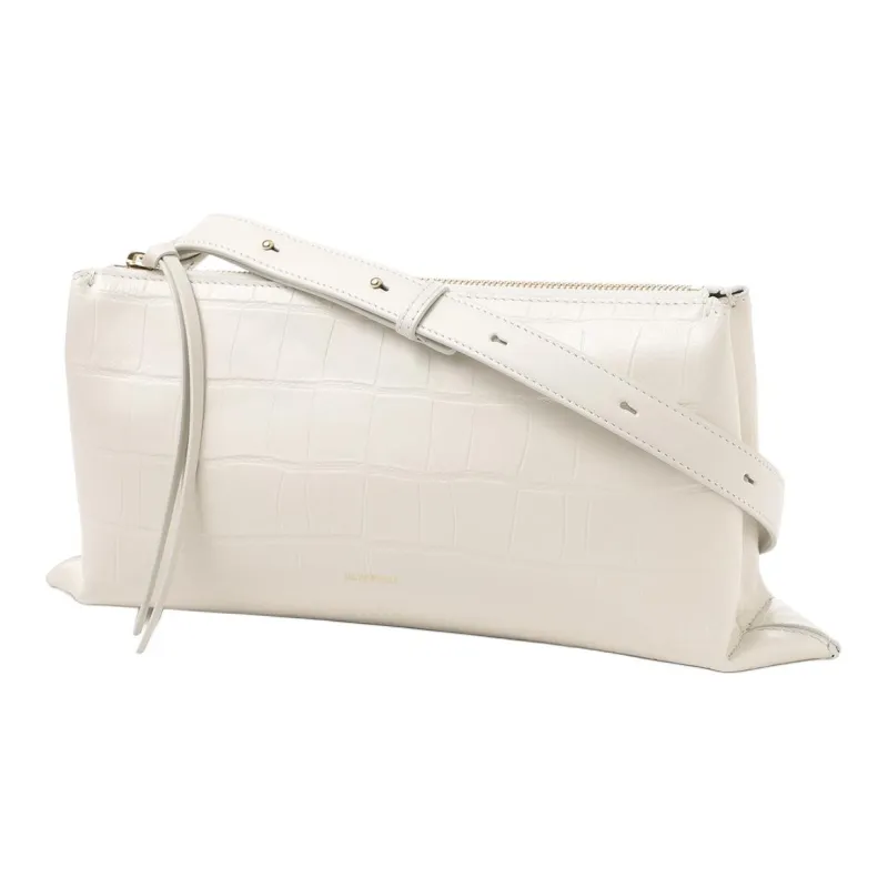 JIL SANDER Embossed Logo Printed Crossbody Bag-2