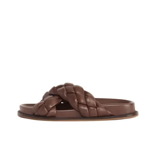 Fabiana Filippi Braided Leather Flat Sandals