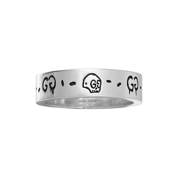GUCCI Ghost Ring Small Silver-4
