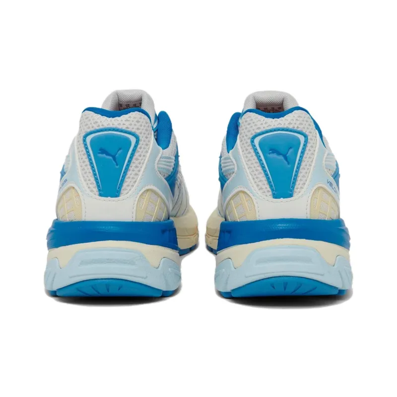 PUMA Velophasis Cushioning Wear Resistant Low Top Casual Shoes Men's Blue Beige-3