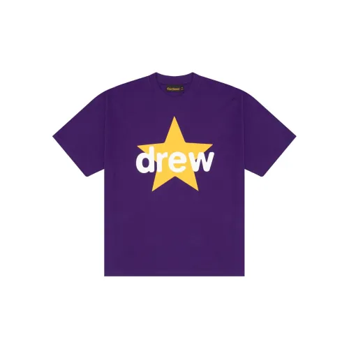 Drew House T-Shirts Unisex Brazilian Berry Purple