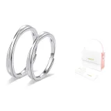 Eternal Love Couple Rings-Pink Encounter Box