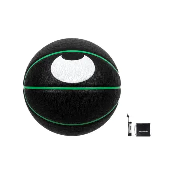 JRs x Bear PU Basketball Black Green White Size 7 Ball Competition