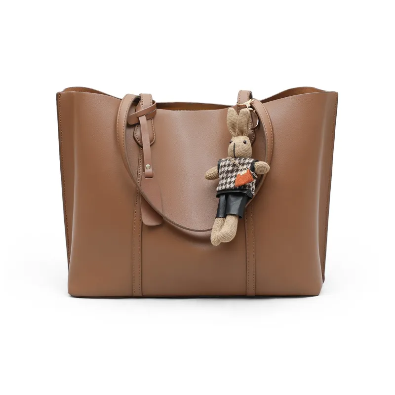 PT'SON Cow Leather Tote Bag Shoulder Bag Regular Women's-1