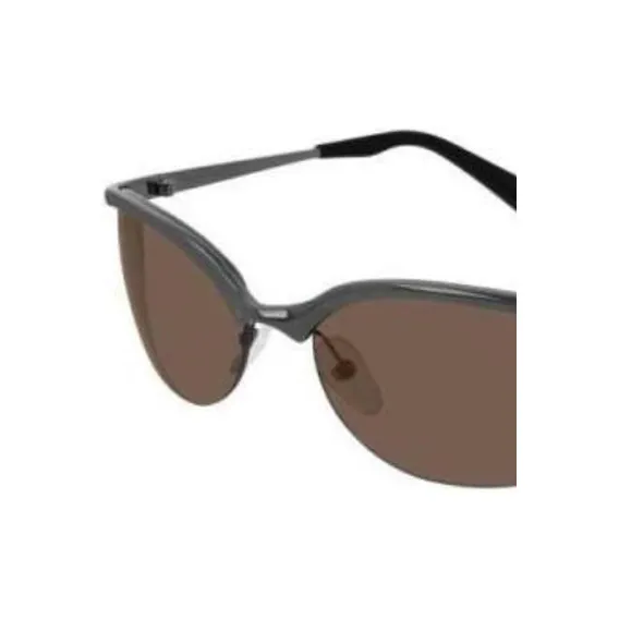 Balenciaga Metal Plastic Oval Sunglasses Men's Gray-2