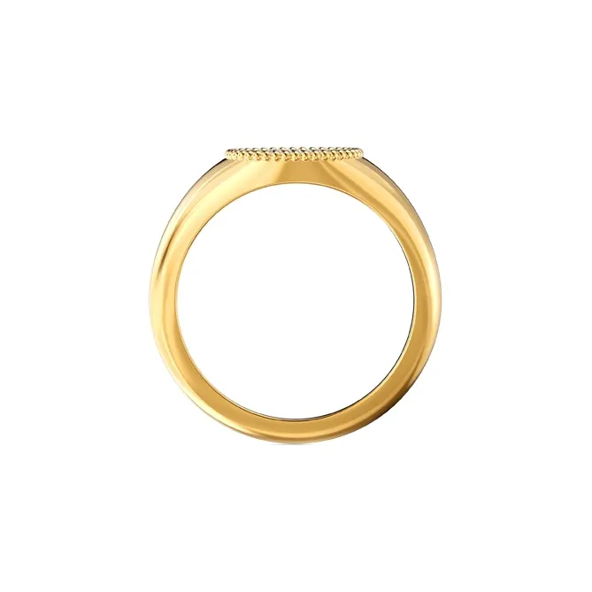 Swarovski Ginger Faux Crystal Rings Unisex Gold-2