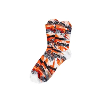 QIAODAN Flying Shadow PB4.0 Knee High Socks Men's 1 Pack Bright Orange