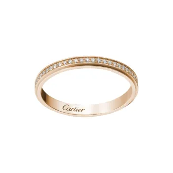 Cartier D'Amour Collection Rings Unisex Rose Gold