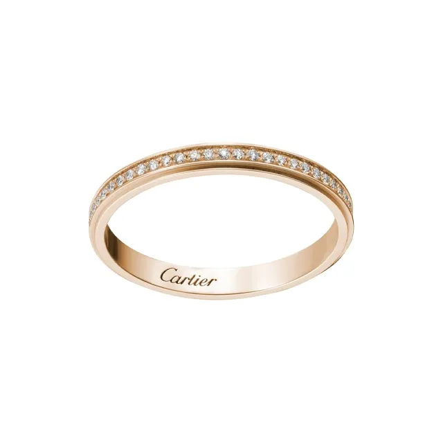 CARTIER D'Amour Collection 18K Rose Gold Rings Unisex-0