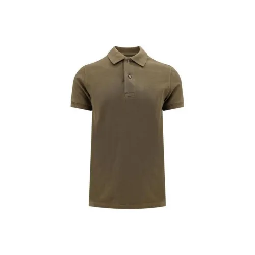 TOM FORD Polo Shirts Men Brown