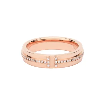 TIFFANY & CO. 18K Rose Gold Rings Unisex