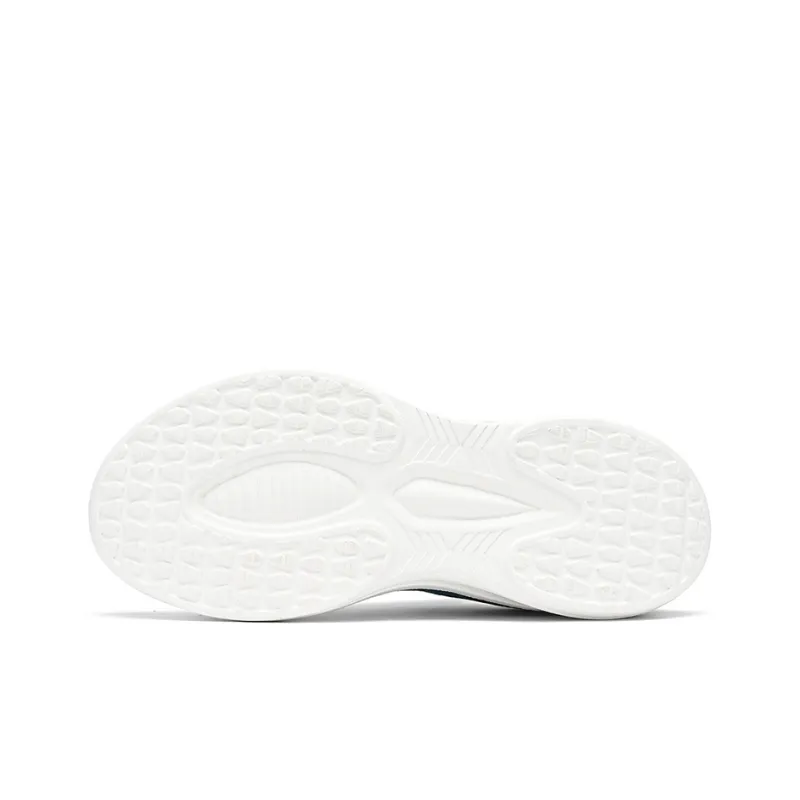 Binary Running Shoes Men Low Top White Light Blue-2