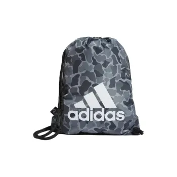 Adidas Recycled Polyester Backpack Unisex Gray & Green & Black