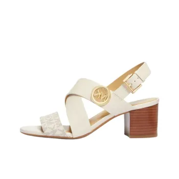 Michael Kors Vera Logo-plaque Leather Sandals