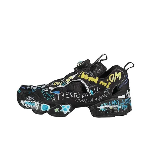 Reebok Instapump Fury Vetements Black Scribble