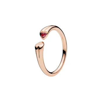 Pandora Copper Silver Alloy Rings Women's Rose Gold