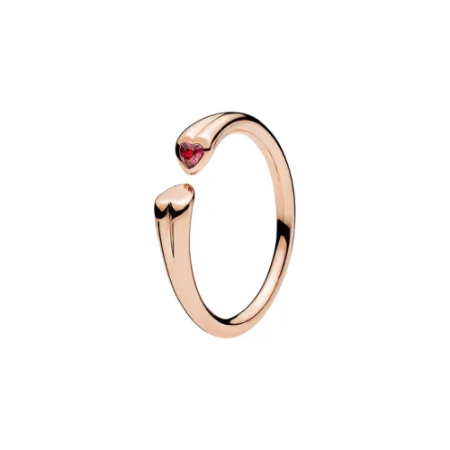 Pandora Copper-Silver Alloy Rings Women's Rose Gold