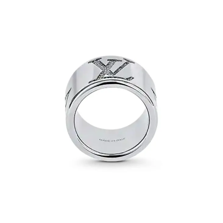 LOUIS VUITTON Monogram Rings Unisex-2