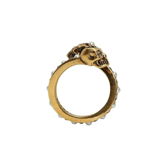 Alexander McQueen Wrapped Skull Ring-1