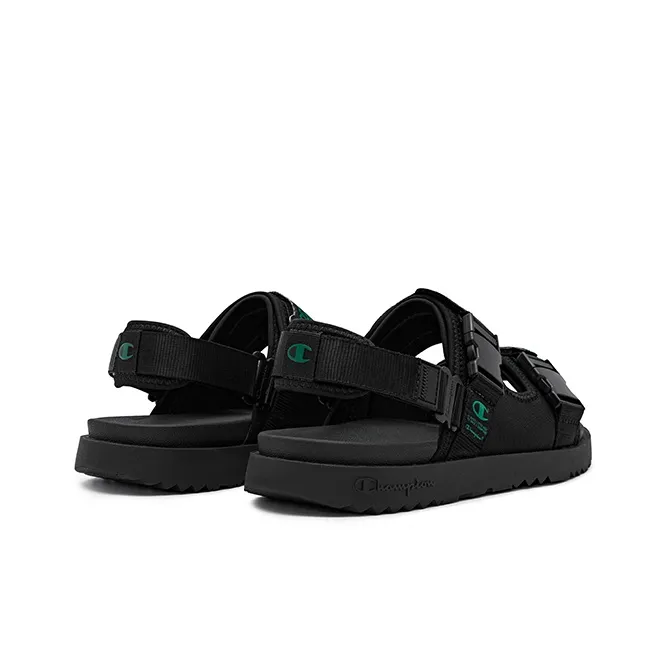 Champion Campus One Strap Sandals Men's Black-3