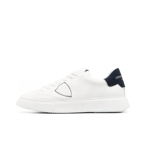 PHILIPPE MODEL Low-Top Skateboard Shoes Men's White