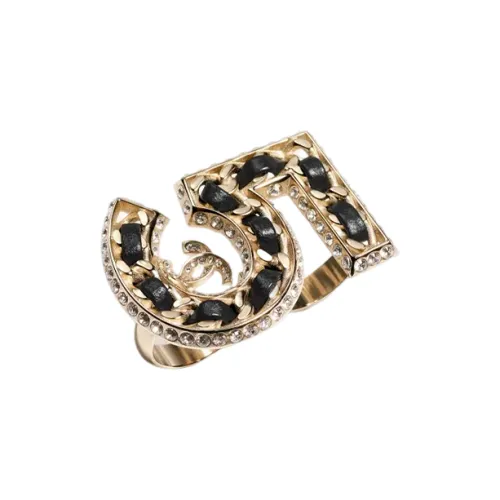 CHANEL Rings Women's Black