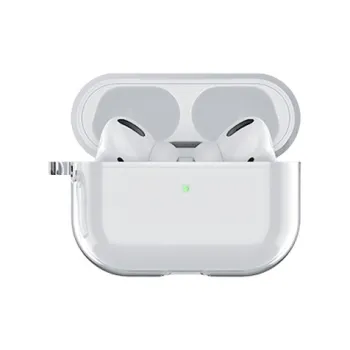 PERFECTSIGHT For AirPods 1/2/Pro PC Impact Resistant Scratch Resistant Stain Resistant Transparent Headphone Cases