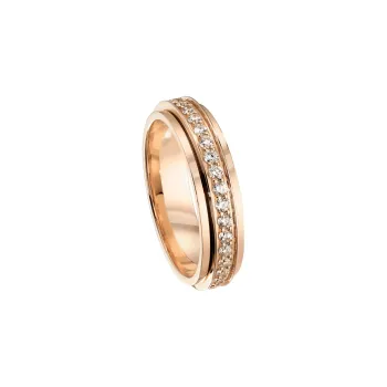 PIAGET Possession Turn Life On 18K Rose Gold Rings Women's