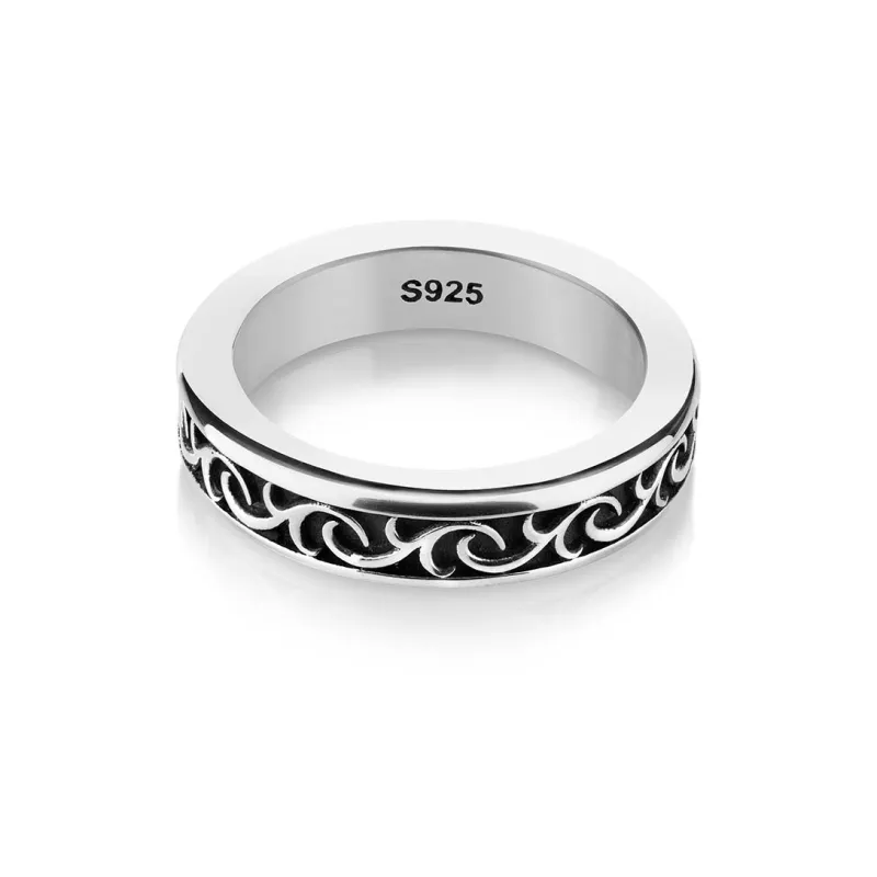 ROCK&RIDE 925 Sterling Silver Rings Unisex-2