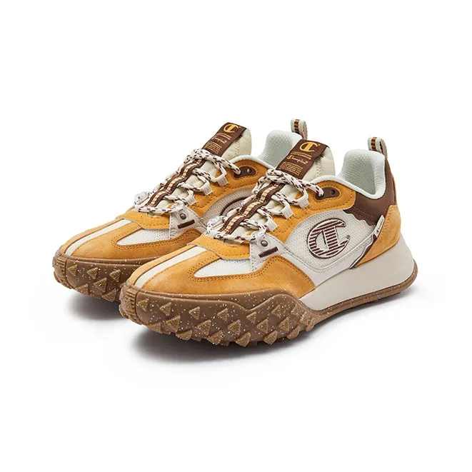 Champion Anti Slip Wear Resistant Running Shoes Men's Dark Yellow-2