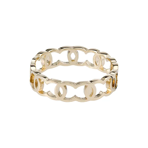 CHANEL Metal Rings Women's Gold-0