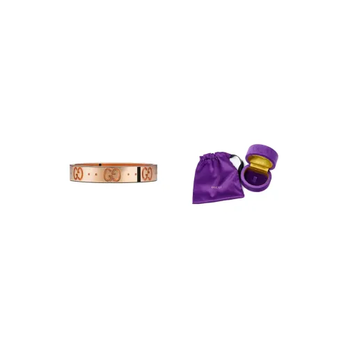 GUCCI Rings Unisex Rose Gold