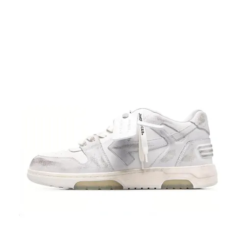 OFF-WHITE Out Of Office OOO Low Distressed Vintage White