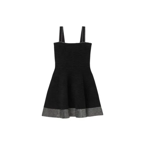 Sandro Slip Dresses Women's Black