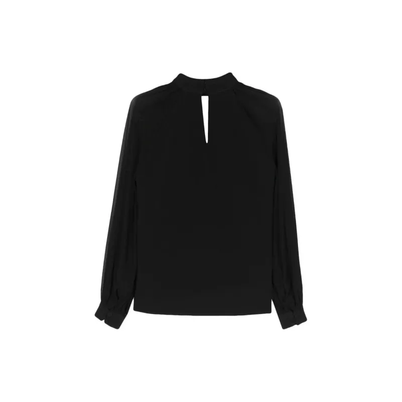 ELIE SAAB SS24 Shirt Women's Black-1