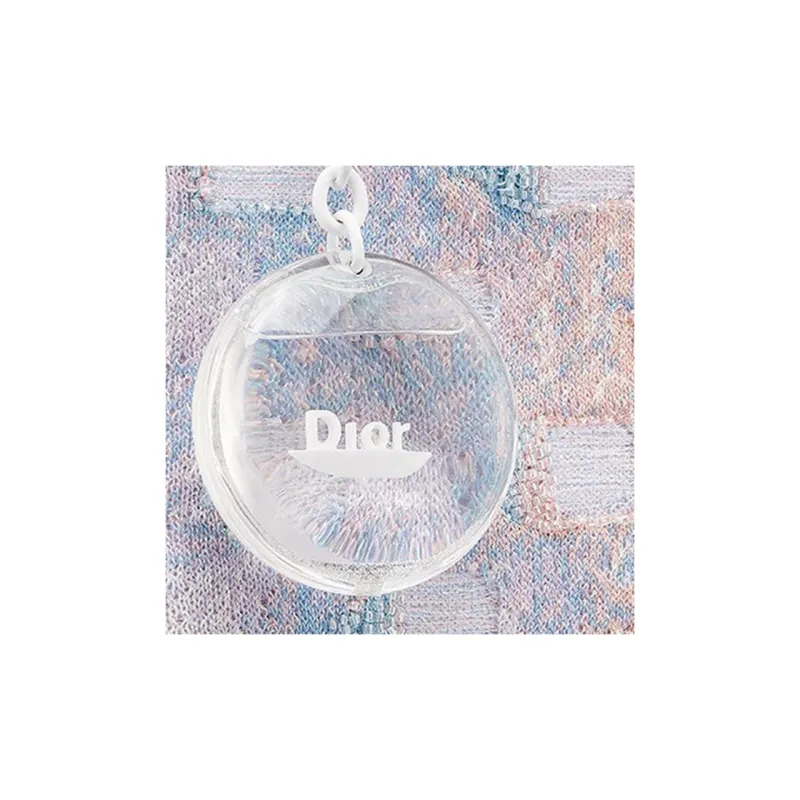 DIOR Lady Dior Fabric Shoulder Bag Crossbody Bag Handbags Mini Women's Multicolor-3