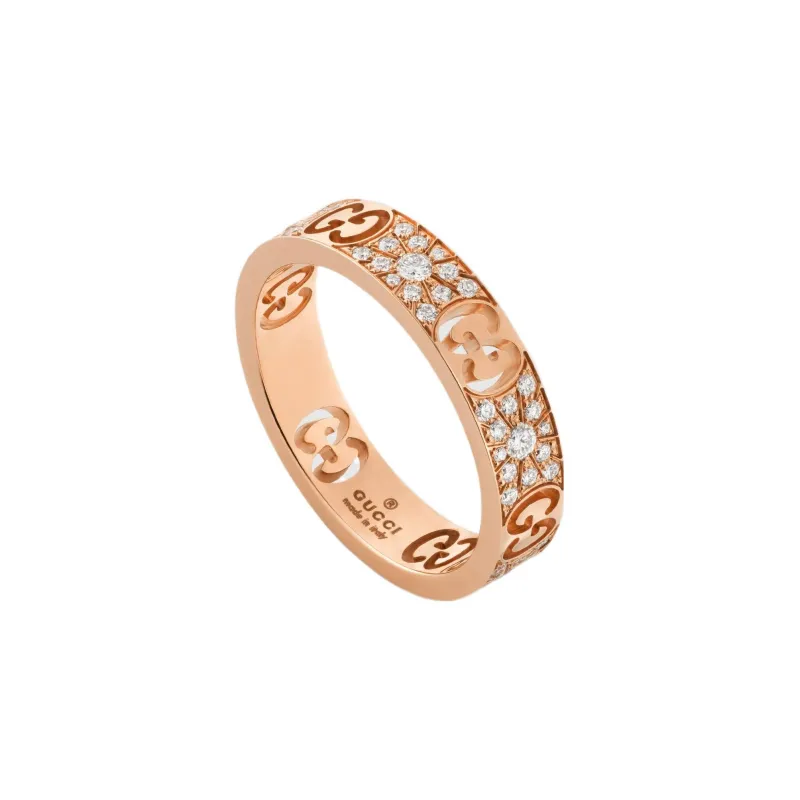 GUCCI 18K Rose Gold Rings Women's-1