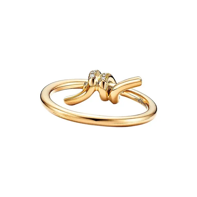 TIFFANY & CO. Diamond, Karat Gold, 18K Gold Rings Women's-2