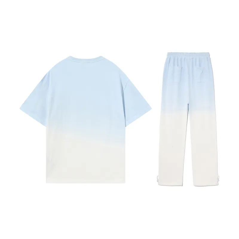 Clubxxhh Summer Casual Sportswear Unisex Light Blue-1