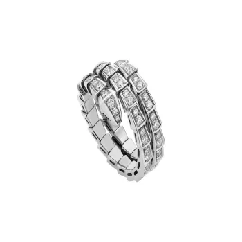 BVLGARI Serpenti Series Diamond Rings Women's