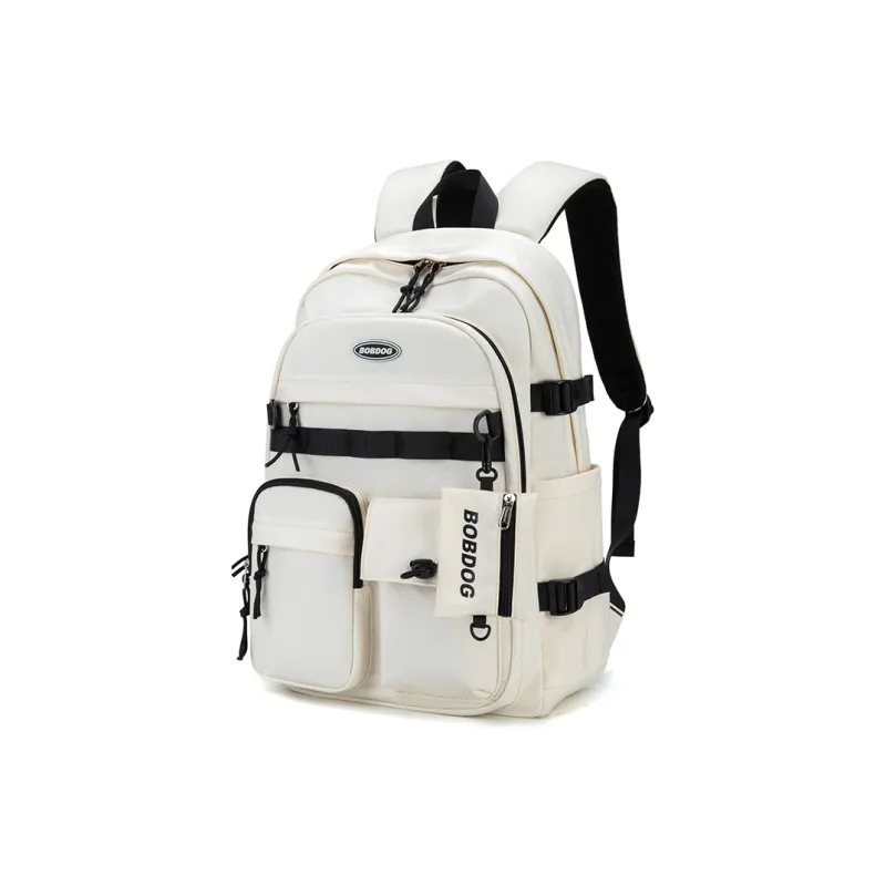 BOBDOG Abrasion Resistant Oxford Backpack Unisex White/Black/Gray/Green-4