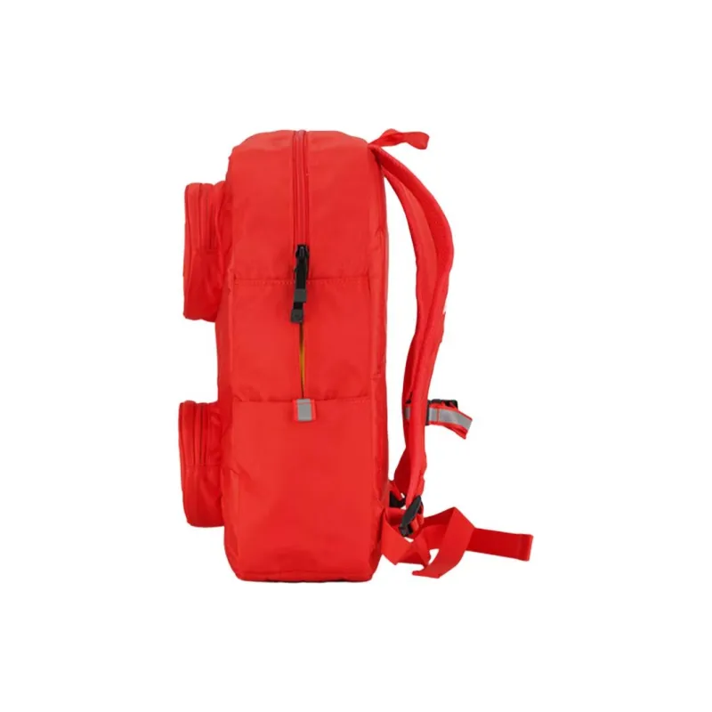 LEGO Water-Repellent Fabric Backpack Medium Size Unisex Red-2