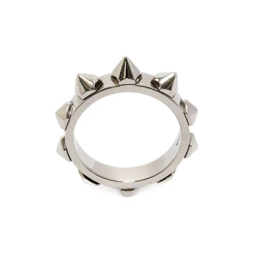 Alexander McQueen Rings Men Silver