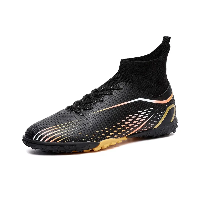 GERTOP Cushioning Anti-Slip Wear-Resistant Breathable Balance Lightweight Soccer Shoes Unisex-22