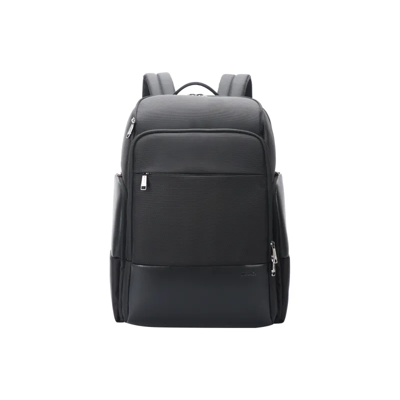 BOPAI Fabric Travel Essentials Backpack Men's Black/Gray-6