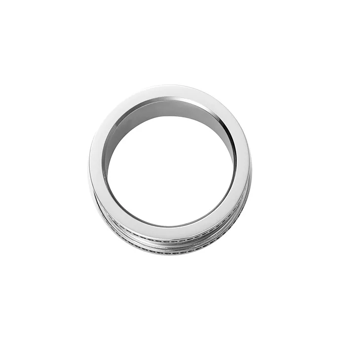LOUIS VUITTON Metal Rings Men's Silver-5